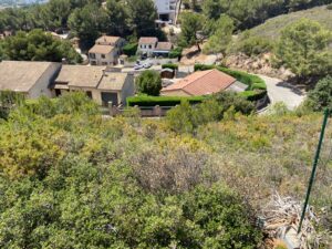 Chantier de débroussaillage avant-après à Martigues
