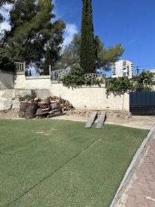 Chantier d’abattage à Martigues